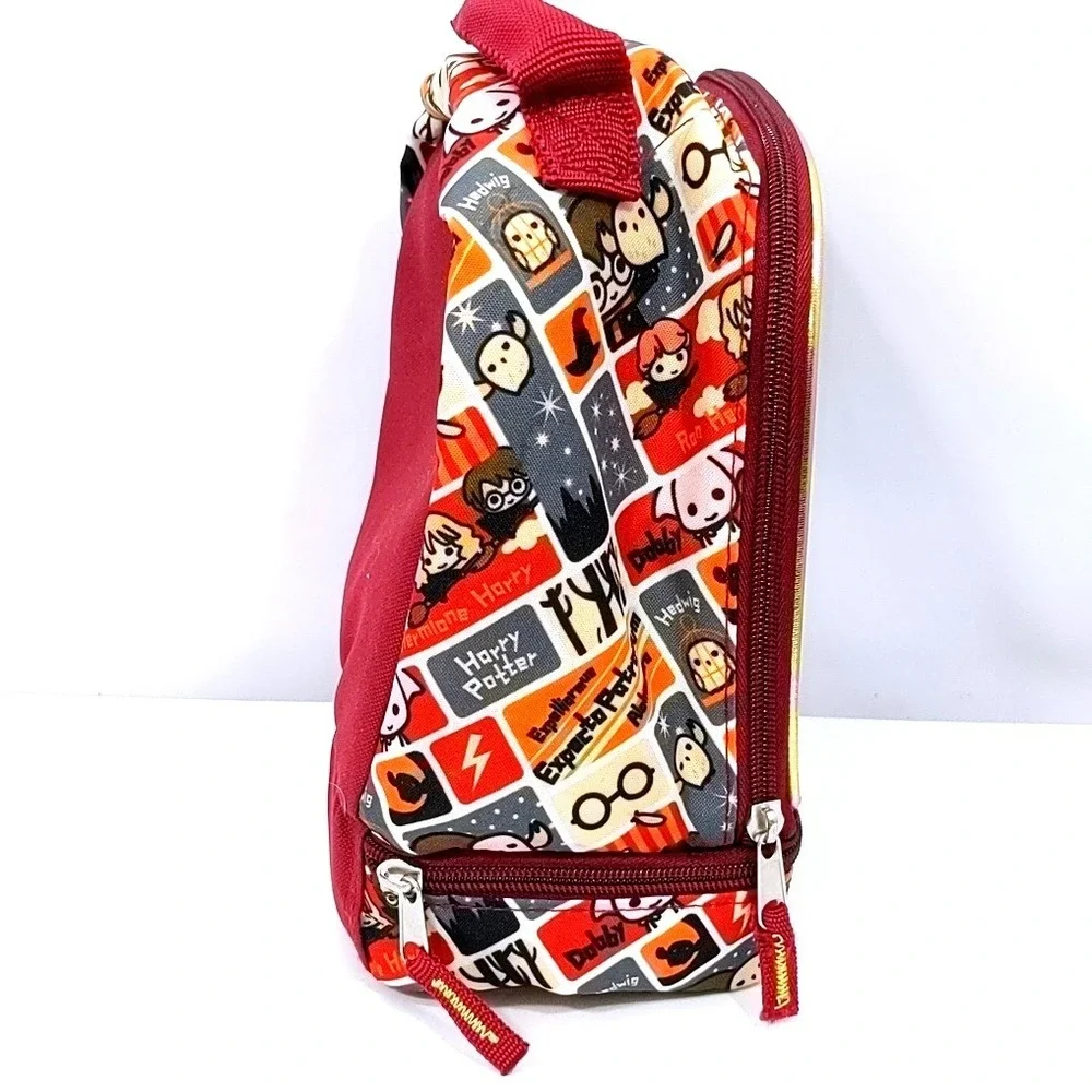 Harry Potter 2018 Chibi Dual Compartment Insulated Lunch Bag Hedwig Comic Print